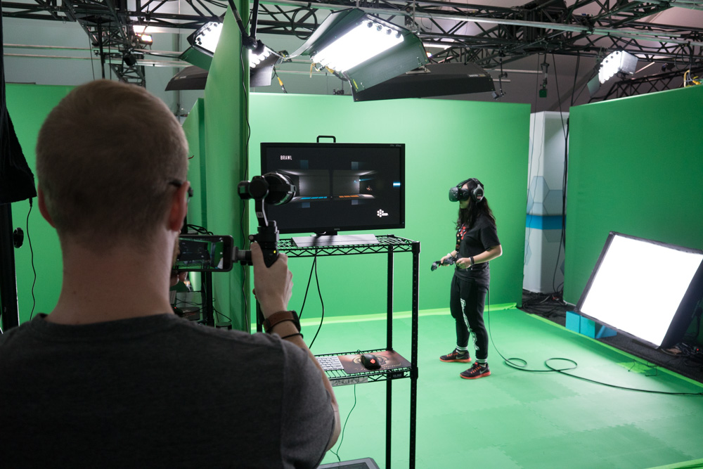 DJI OSMO with the X5 Camera filming Virtual Reality